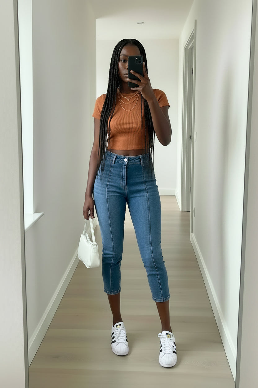 ✨ Y2K High Waist Denim Jeans ✨
