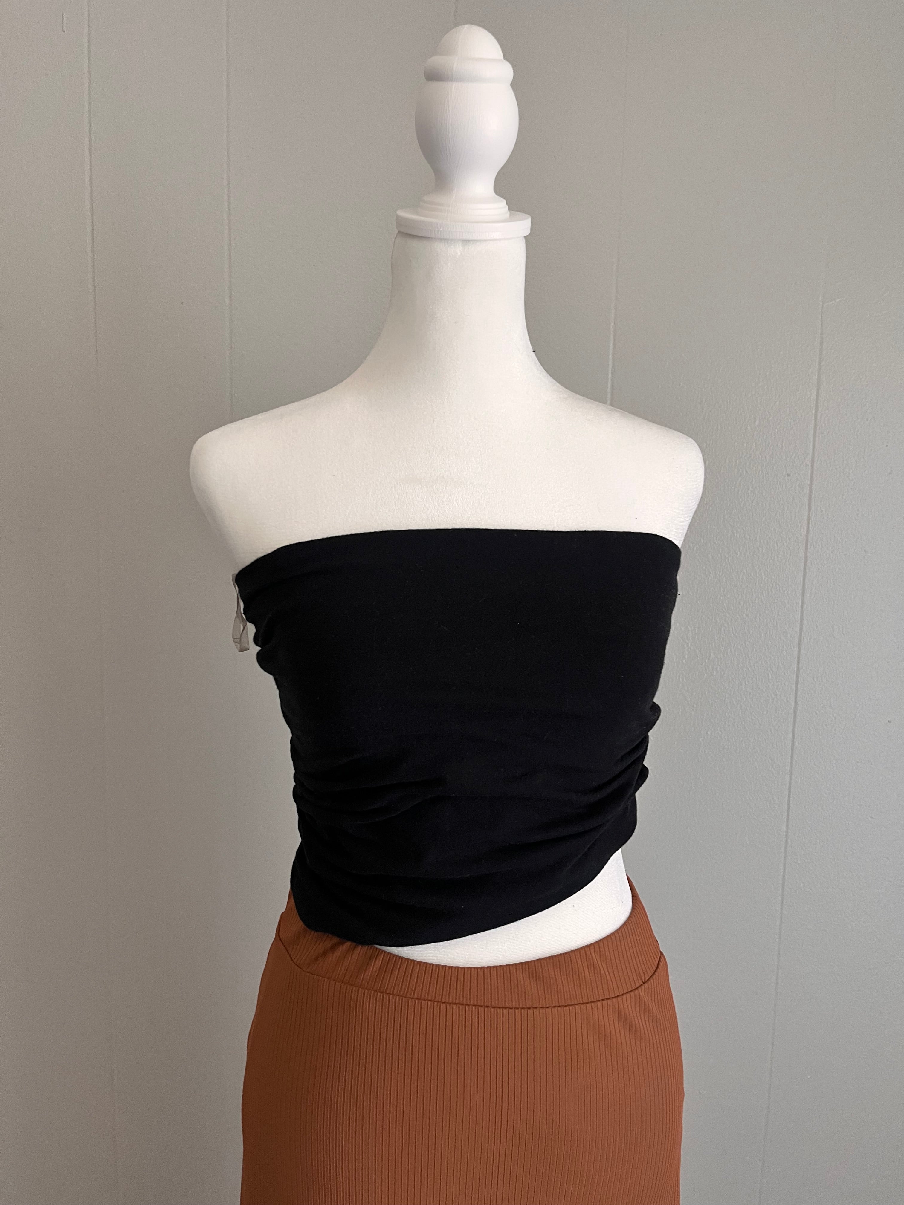Y2K Ribbed Maxi Skirt & Tube Top Set
